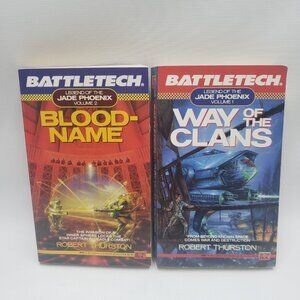 Battletech Way of the Clans and Blood-Name Legend Of The Jade Phoenix PB Books